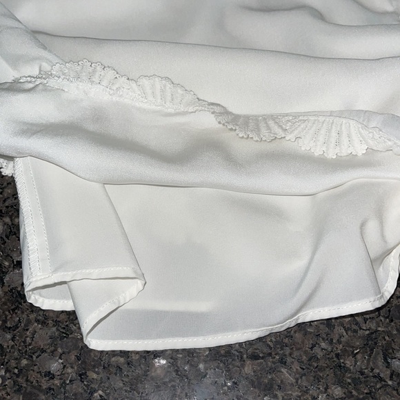 Jen’s Pirate Booty For Free People White/Ivory Lace And Satin Sleeveless… - Picture 10 of 10